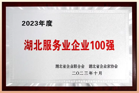 喜報丨熱烈祝賀騰飛人才榮獲“2023年度湖北服務業企業100強”稱號